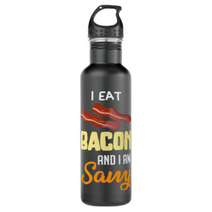 Meat Lover GRILLEN Butcher Koch Funny Bacon Lover  Edelstahlflasche
