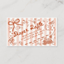Meatball Italian Theme Diaper Raffle