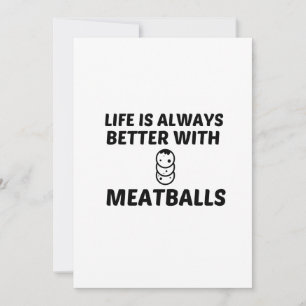 MEATBALLLEBEN IST BESSER DANKESKARTE