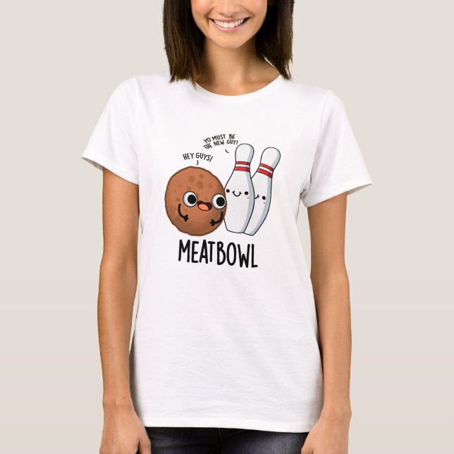 Meatbowl Funny Meatball Pub T-Shirt (Vorderseite)