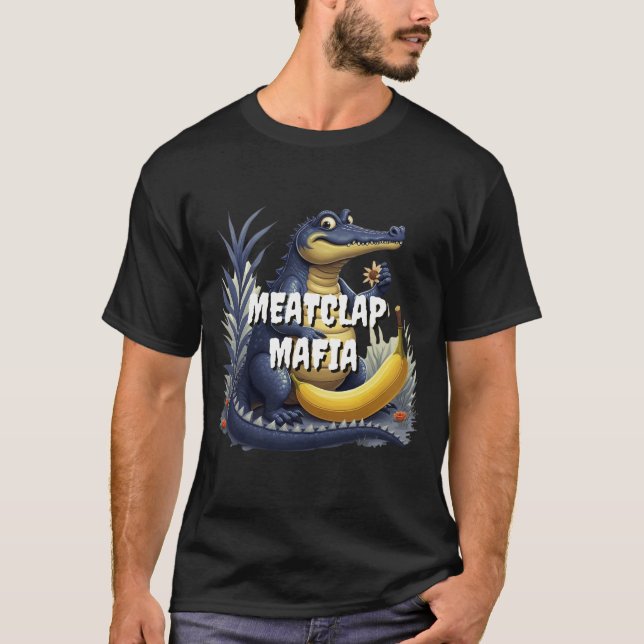 Meatclap Mafia gator shirt (Vorderseite)