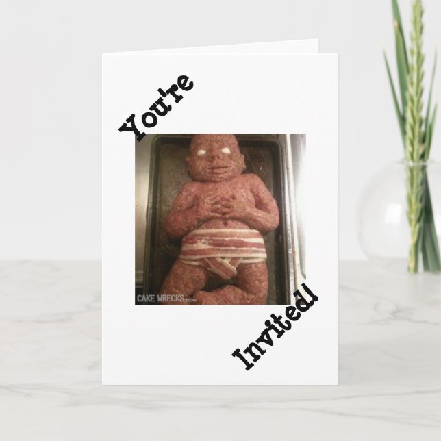 Meatloaf Baby Paper Goods Einladung (Vorderseite)