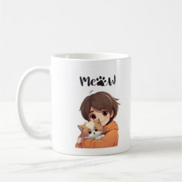 Meaw' Tasse für Cat Lovers