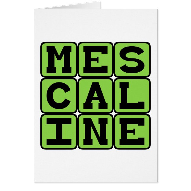 Mécaline, Hallucinogène (Devant)