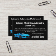 Mecánico Automotriz Slogan Mechanik zweisprachig