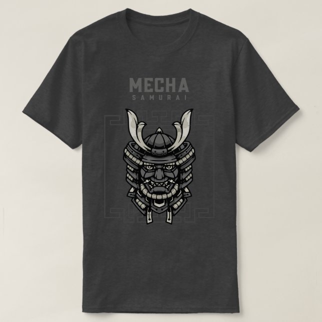 Mecha Samurai Mask T-Shirt (Design vorne)