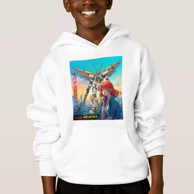 MECHA WARRIOR - KAORI'S ANGEL SUITE MK78 HOODIE (Vorderseite)