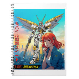 MECHA WARRIOR - KAORI'S ANGEL SUITE MK78 NOTIZBLOCK
