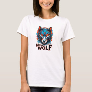 Mecha Wolf T-Shirt Basique pour Femme