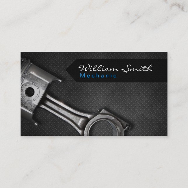 Mechanic business card visitenkarte (Vorderseite)