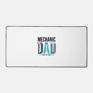 Mechanic Dad Vintage Tool Typography Design_1 Schreibtischunterlage