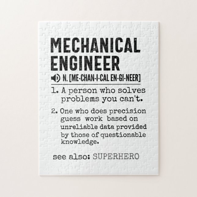 Mechanical Engineer Dictionary Definition (Vertikal)