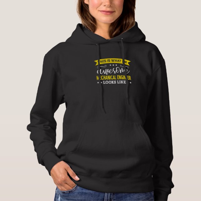 Mechanical Engineer Job Title Employee Mechanical  Hoodie (Vorderseite)