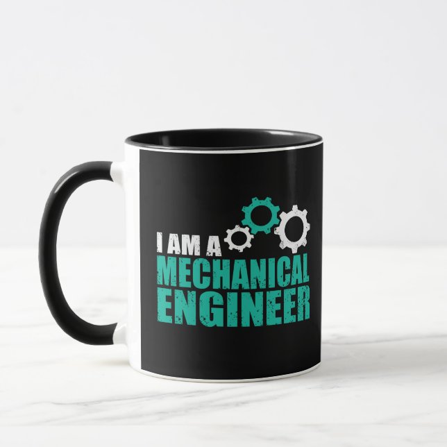 Mechanical Engineering Funny Engineer Tasse (Links)