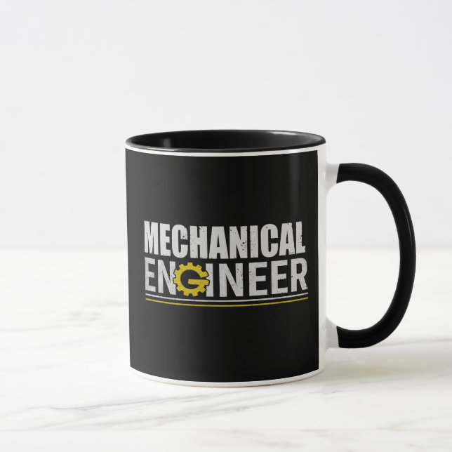 Mechanical Engineering Funny Engineer Tasse (Rechts)