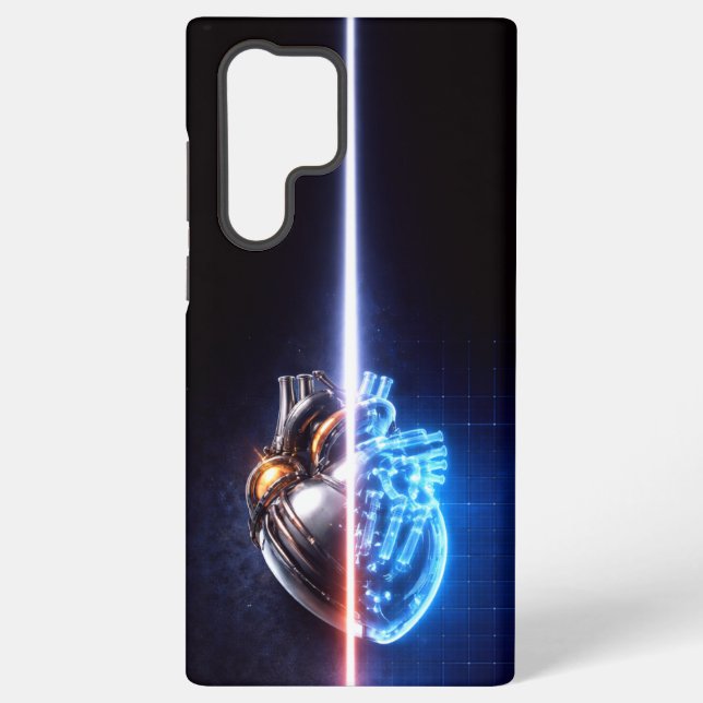 Mechanical Heart Blueprint Samsung Galaxy Hülle (Rückseite)