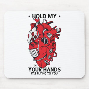 Mechanical Heart - Steampunk Design Mousepad