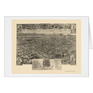 Mechanicsburg, carte panoramique de PA - 1903