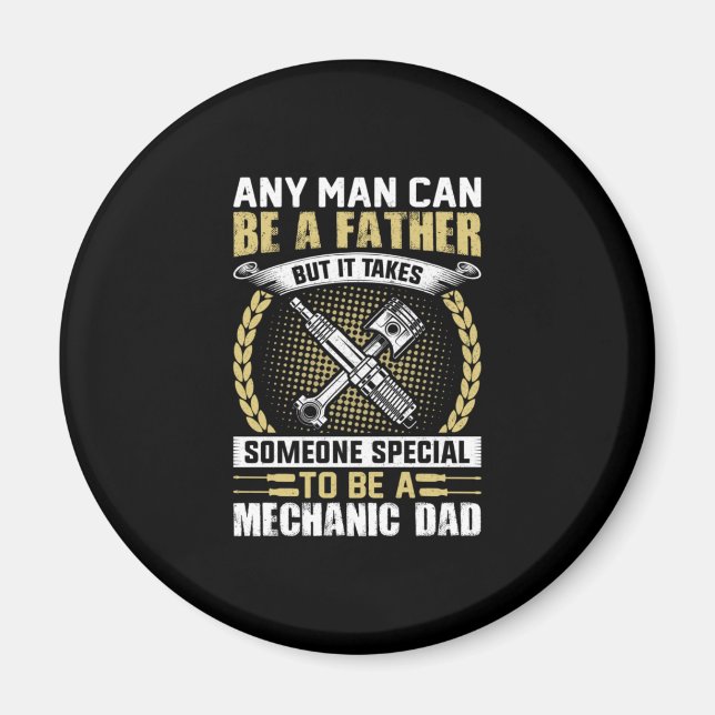 Mechanik als mechanischer Vater Magnet (Vorne)