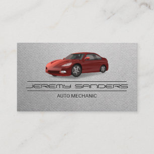 Mechanik   Auto Car Logo Visitenkarte