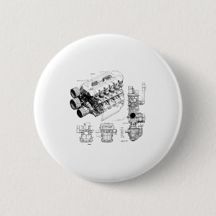 Mechanik-Autoliebhaber Männer Motor Eces Button