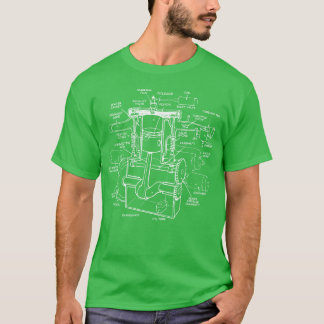 Mechanik Autoteile Motor Autos Muscle Cars Junge T-Shirt