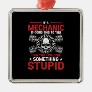 Mechanik   Ein Mechaniker tut es. Ornament Aus Metall