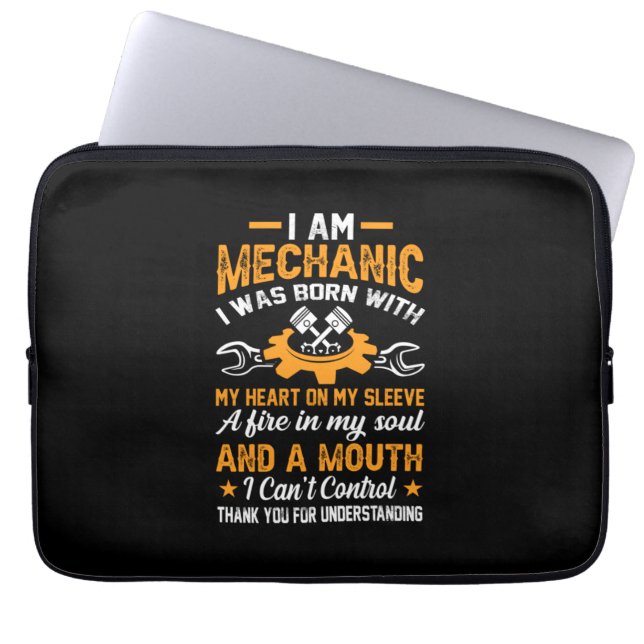 Mechanik I Laptopschutzhülle (Vorderseite)