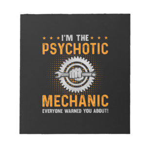 Mechanik Ich bin der Psychotiker Notizblock