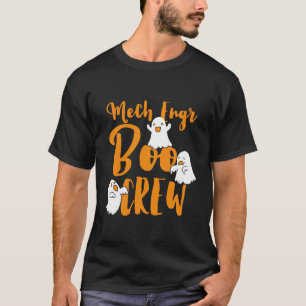 Mechanik-Ingenieur Boo Crew Halloween-Kostüm Mecha T-Shirt