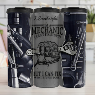 Mechanik kann keine stupiden Werkzeuge reparieren Thermosbecher