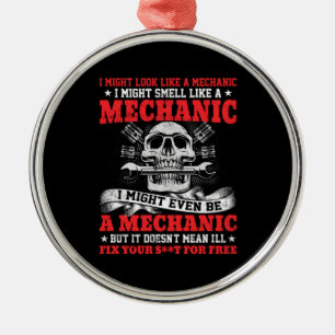 Mechanik kann wie ein Mechaniker aussehen Ornament Aus Metall