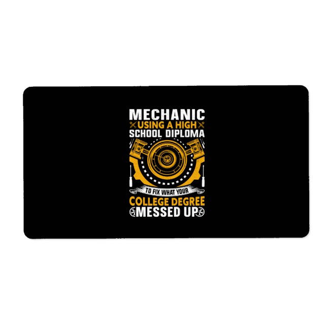 Mechanik mit einem Diplom (Vorne)