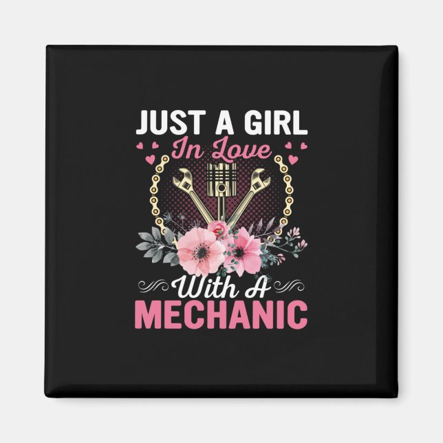 Mechanik nur eines Mädchens in Liebe mit einem Mec Magnet (Vorne)