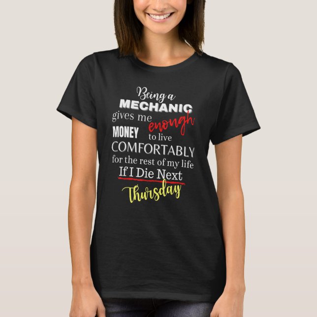 Mechanik T-Shirt (Vorderseite)