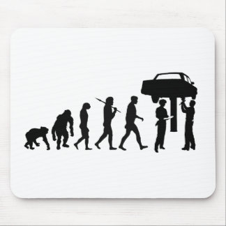 Mechaniker-Auto-Reparatur-Werkstatt-Personal-Gang Mousepad