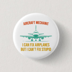 Mechaniker des Flugzeugs kann ich Flugzeuge repari Button
