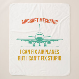 Mechaniker des Flugzeugs kann ich Flugzeuge repari Sherpadecke