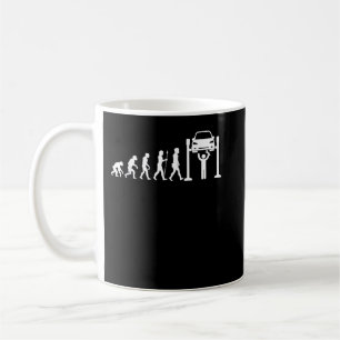 Mechaniker-Evolution Kaffeetasse