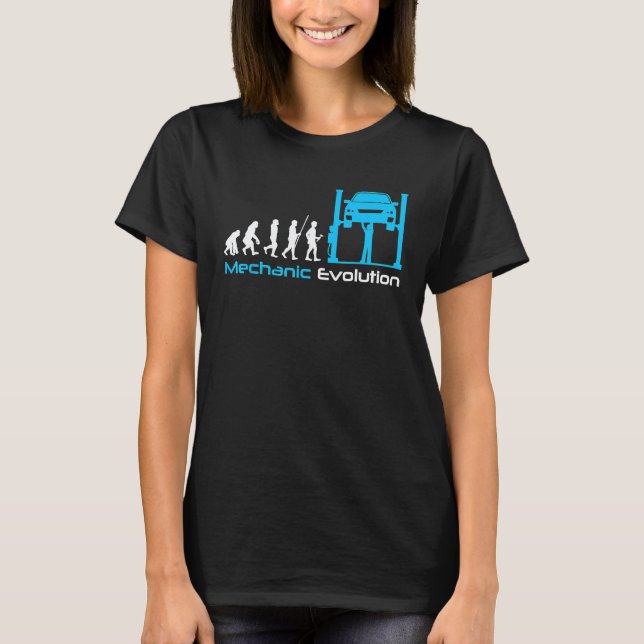 Mechaniker-Evolution T-Shirt (Vorderseite)