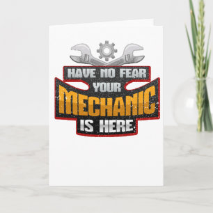 Mechaniker-Geschenk Keine Angst, dein Mechaniker i Karte