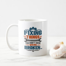 Mechaniker Humor Dinge reparieren, von denen du ni