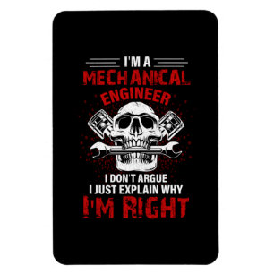 Mechaniker Ich bin Maschineningenieur Magnet