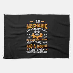 Mechaniker Ich bin Mechaniker Geschirrtuch