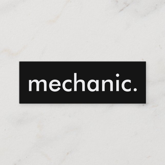 Mechaniker. LoyalitätsLochkarte Treuekarte (Vorderseite)