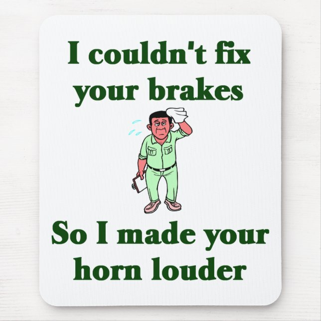 Mechaniker-Mausunterlage Mousepad (Vorne)