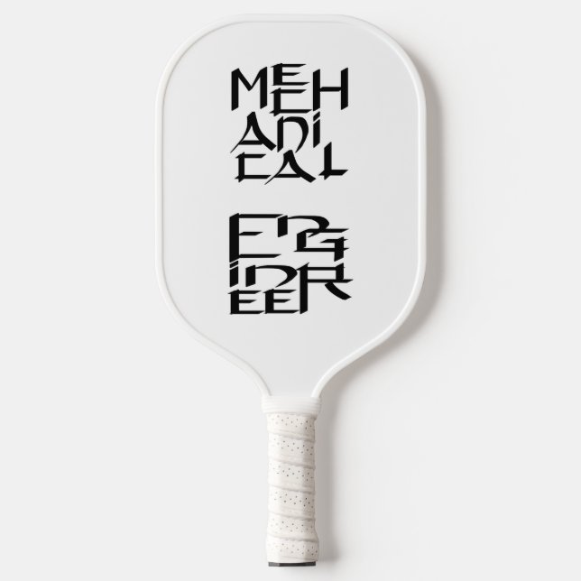 Mechaniker Pickleball Schläger (Vorderseite)