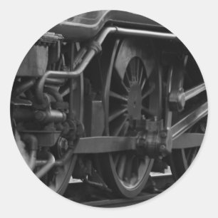 Mechanikschule für Lokomotive Runder Aufkleber