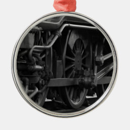 Mechanikschule für Lokomotive Silbernes Ornament