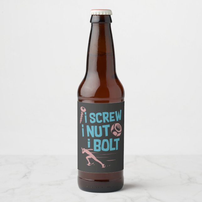 mechanisch bierflaschenetikett (Vorderseite)